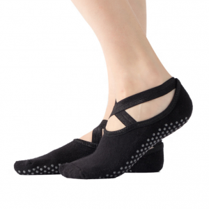 Closed Toe With Elastic Cross Over – Basic Black